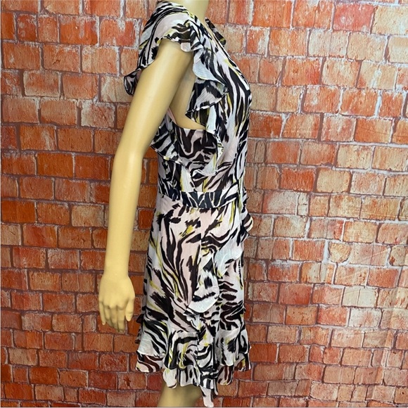 Bar III Zebra Print‎ Chiffon Dress - Picture 11 of 14